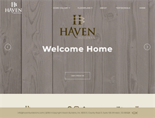 Tablet Screenshot of havenbuildersinc.com